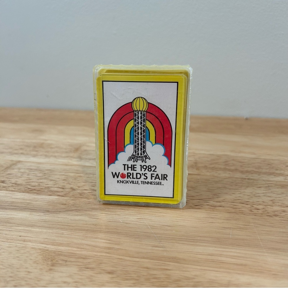 Vintage Retro THE 1982‎ WORLDS FAIR Playing Cards Deck - Knoxville Tennessee